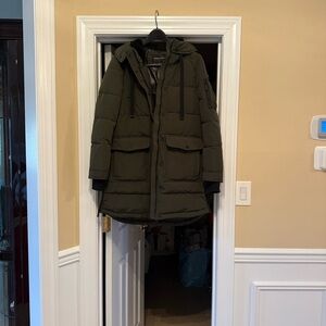 Women’s  Olive Hooded Parka